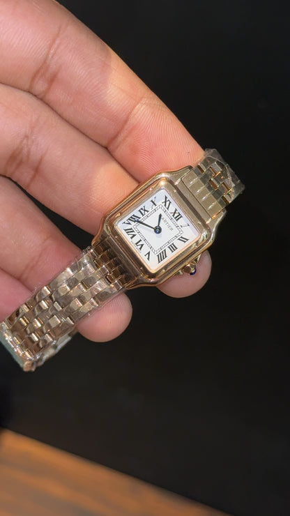 Cartier Panthere | 22mm | Woman  | Rose Chain | White Dial