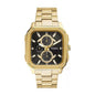 Fossil Men’s Quartz Gold Stainless Steel Black Dial 42mm BQ2656 - twentyfour