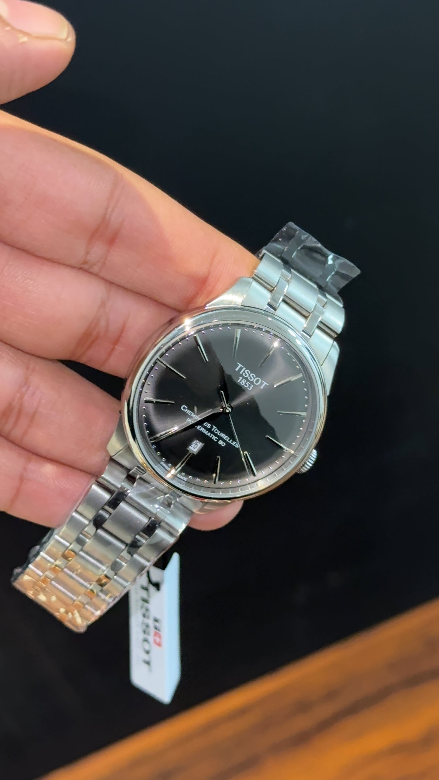 Tissot T-Classic | Auto | Silver Chain | Grey Dial