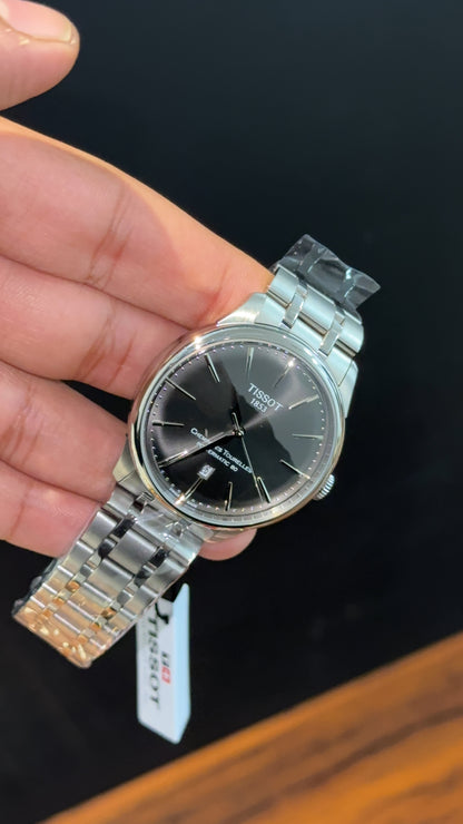 Tissot T-Classic | Auto | Silver Chain | Grey Dial