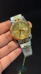 Datejust | Gold Two Tone | Diamond Digit | Gold Dial