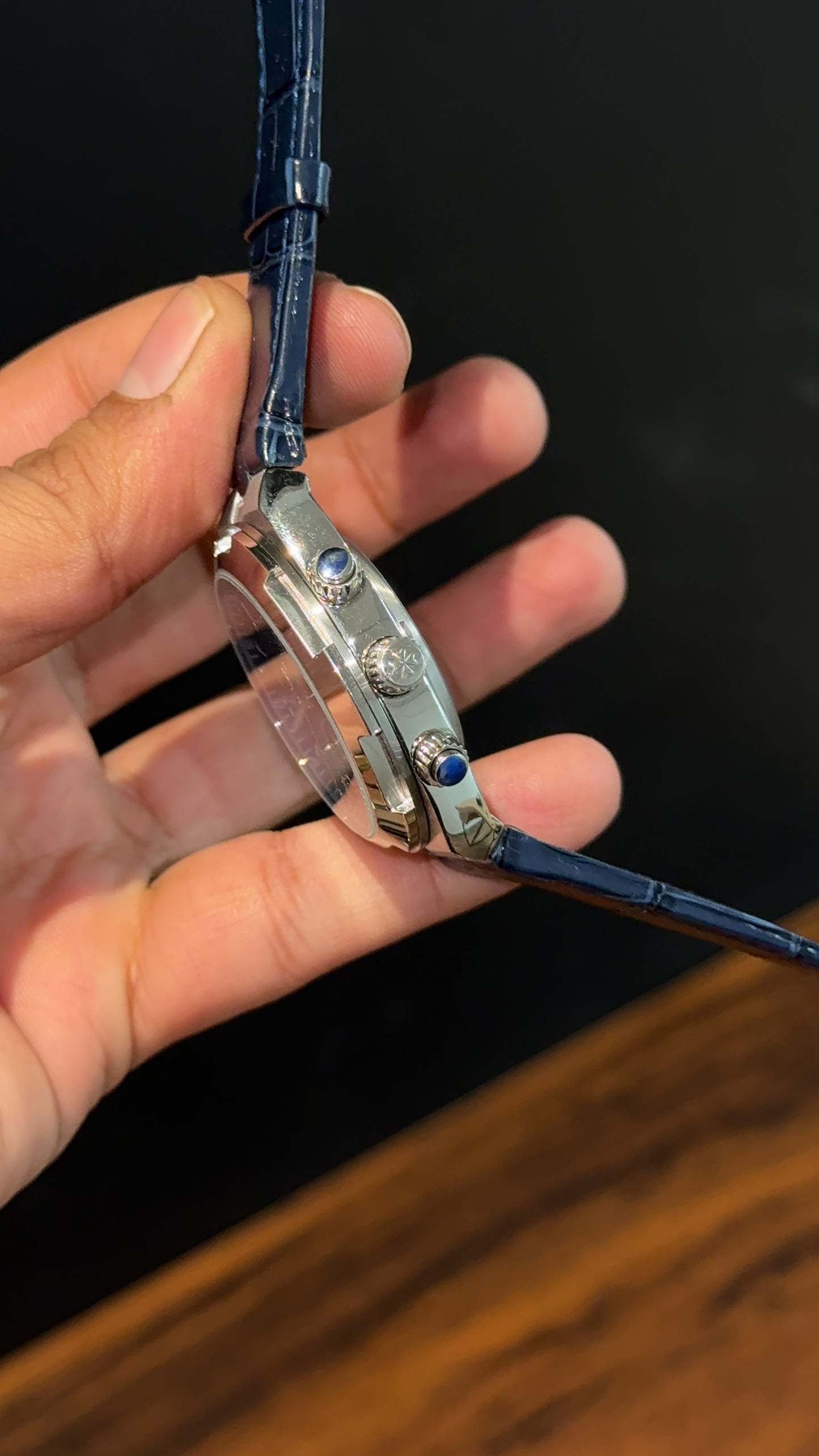 Vacheron Constantin | Blue Leather Strap | Chrono | Blue Dial