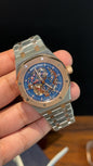 AP Skeleton | Auto | Rose Two Tone | Blue Dial