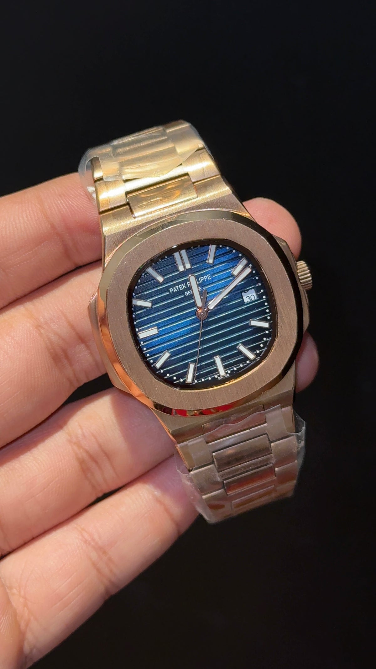 PP Auto | Rose Chain | Blue Dial