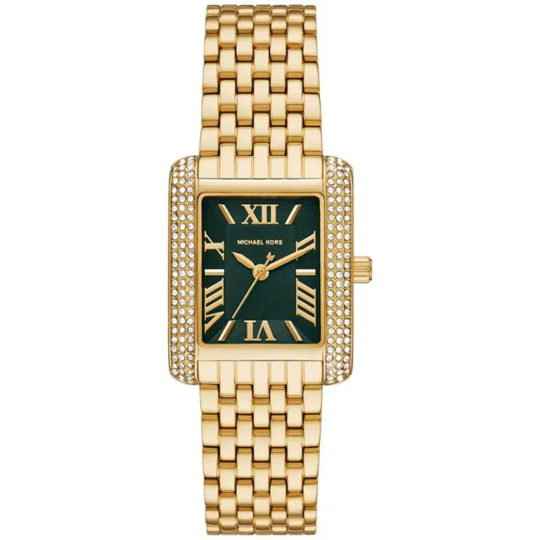 Michael Kors Women’s Quartz Gold Stainless Steel Green Dial 33mm MK4742 - twentyfour