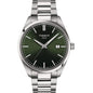 TISSOT Men’s Quartz Swiss Made Silver Stainless Steel Green Dial 40mm Watch T150.410.11.091.00
