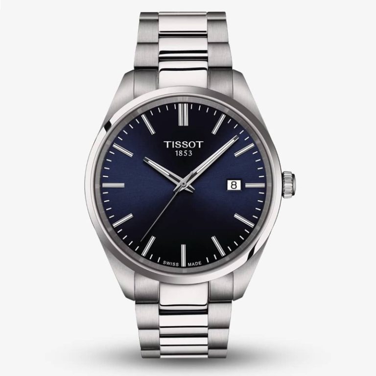 TISSOT Men’s Quartz Swiss Made Silver Stainless Steel Blue Dial 40mm Watch T150.410.11.041.00