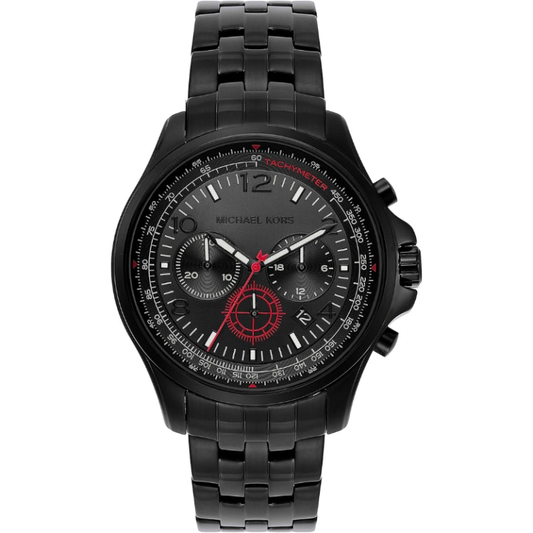 Michael Kors Men’s | Black Stainless Steel Black Dial 44mm MK9127