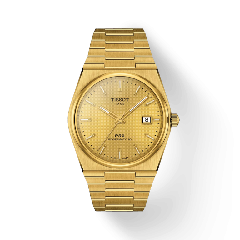 TISSOT PRX Men’s Swiss Made Powermatic Stainless Steel Champagne Dial 40mm Watch T137.407.33.021.00