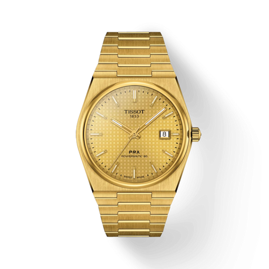 TISSOT PRX Men’s Swiss Made Powermatic Stainless Steel Champagne Dial 40mm Watch T137.407.33.021.00