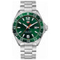 Tag Heuer Formula 1 Men’s Quartz Swiss Made Silver Stainless Steel Green Dial 43mm | WAZ1017.BA0842