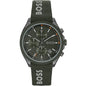 Hugo Boss Men’s Quartz Kai Green Silicone Strap Kai Green Dial 44mm Watch 1514060 - twentyfour
