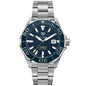 Tag Heuer Aquaracer Men’s Automatic Swiss Made Silver Stainless Steel Blue Dial 43mm Watch WAY201B.BA0927 - twentyfour