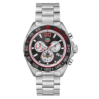 Tag Heuer Formula 1 Men’s Quartz Swiss Made Silver Stainless Steel Black Dial 43mm Watch CAZ101V.BA0842 - twentyfour