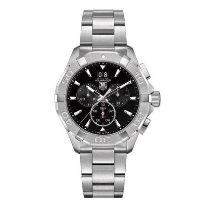 Tag Heuer Aquaracer Men’s Quartz Swiss Made Silver Stainless Steel Black Dial 43mm | CAY1110.BA0927