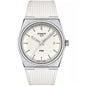 TISSOT PRX Men’s Quartz Swiss Made White Silicone Strap White Dial 40mm Watch T137.410.17.011.00