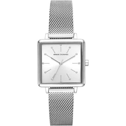 Armani Exchange Women’s Quartz Silver Stainless Steel Silver Dial 30mm Watch AX5800