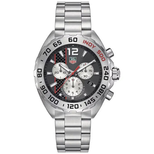 Tag Heuer Formula 1 Men’s Quartz Swiss Made Silver Stainless Steel Grey Dial 41mm CAZ1114.BA0877 - twentyfour