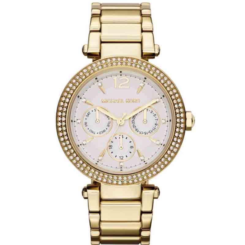 Michael Kors Women’s Quartz Stainless Steel White Dial 38mm Watch MK5780
