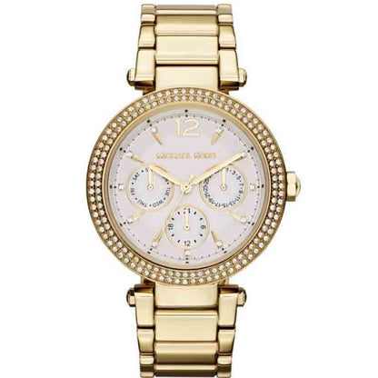 Michael Kors Women’s Quartz Stainless Steel White Dial 38mm Watch MK5780