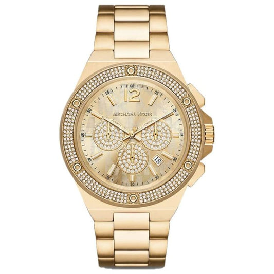 Michael Kors Men’s | Gold Stainless Steel Gold Dial 45mm MK8989