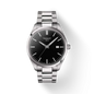 TISSOT Men’s Quartz Swiss Made Silver Stainless Steel Black Dial 40mm Watch T150.410.11.051.00