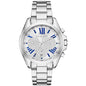 Michael Kors Unisex Quartz Stainless Steel Silver, Crystal Pave Dial 43mm Watch MK6320