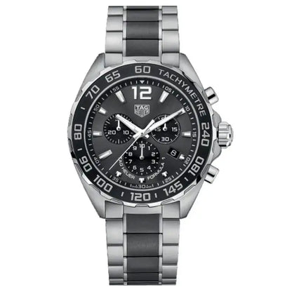 Tag Heuer Men’s Quartz Swiss Made Two-tone Stainless Steel Grey Dial 43mm Watch CAZ1011.BA0843 - twentyfour