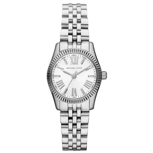 Michael Kors Women’s Quartz Stainless Steel Silver Dial 26mm MK3228