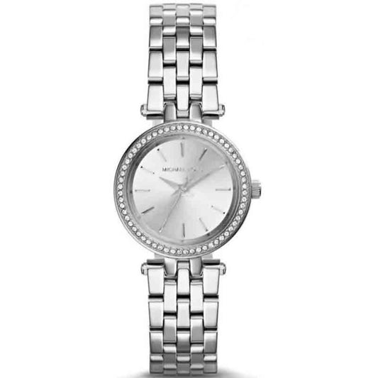 Michael Kors Women’s Quartz Stainless Steel Silver Dial 26mm Watch MK3294