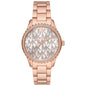 Michael Kors Women’s Quartz Rose Gold Stainless Steel White Dial 38mm Watch MK7297