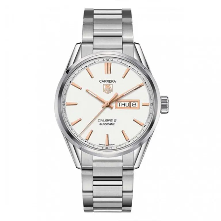 Tag Heuer Carrera Men’s Automatic Swiss Made Silver Stainless Steel Grey Dial 41mm | WAR201D.BA0723