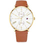 Tommy Hilfiger Women’s Quartz Leather Starp Silver Dial 38mm 1782073 - twentyfour