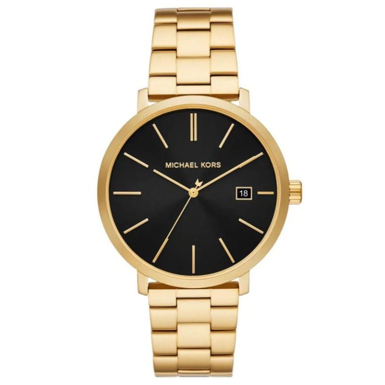Michael Kors Men’s | Gold Stainless Steel Black Dial 42mm MK9136