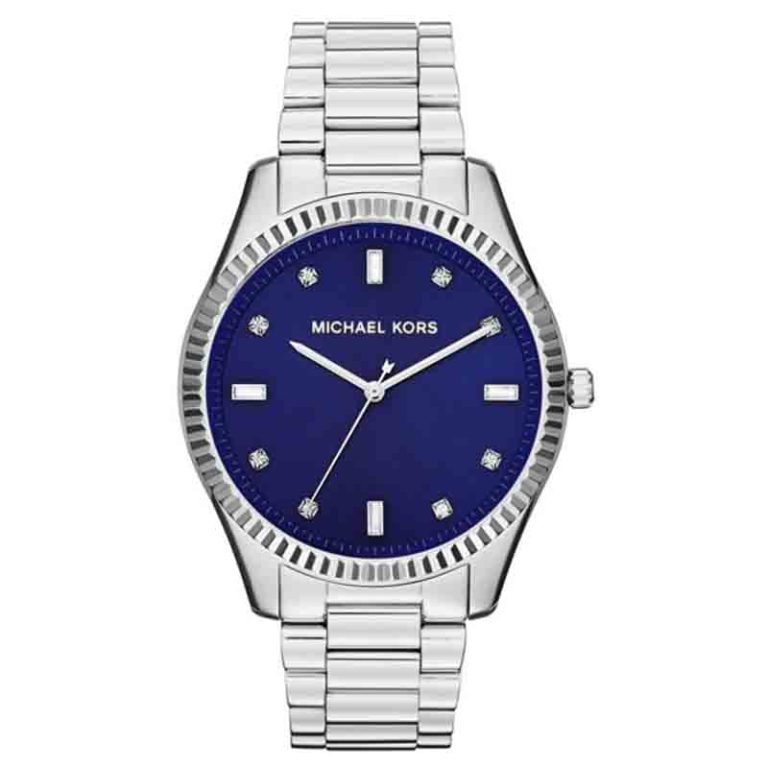 Michael Kors Men’s Quartz Silver Stainless Steel Blue Dial 41mm Watch MK3225