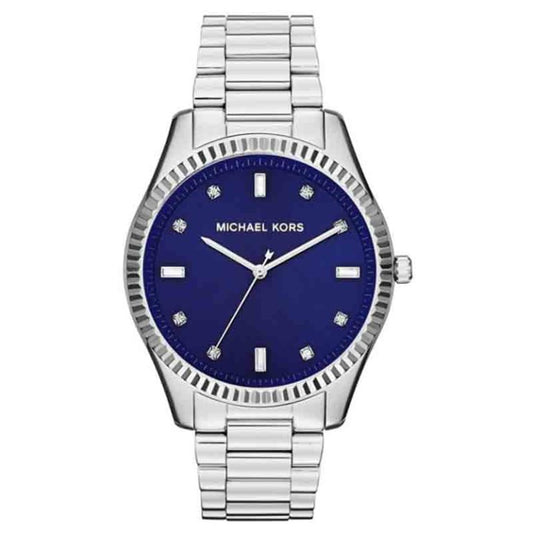 Michael Kors Men’s Quartz Silver Stainless Steel Blue Dial 41mm Watch MK3225