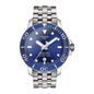 TISSOT Men’s Swiss Made Powermatic Silver Stainless Steel Blue Dial 43mm Watch T120.407.11.041.00