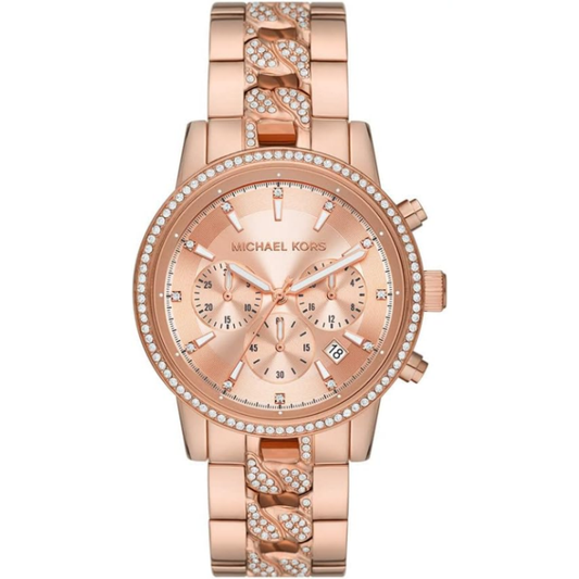Michael Kors Women’s | Rose Gold Stainless Steel Rose Gold Dial 41mm MK7223
