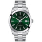 TISSOT Men’s Swiss Made Powermatic Silver Stainless Steel Green Dial 40mm Watch T127.407.11.091.01
