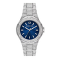 Michael Kors Women’s Silver Stainless Steel Navy Blue Dial 41mm Watch MK6990