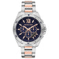 Michael Kors Men’s Quartz Two Tone Stainless Steel Blue Dial 45mm Watch MK9065