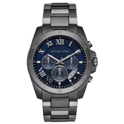 Michael Kors Men’s Quartz Grey Stainless Steel Blue Dial 44mm Watch MK8582