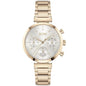 Hugo Boss Women’s Chronograph Quartz Gold Stainless Steel Silver Dial 36mm Watch 1502531