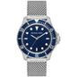 Michael Kors Men’s Quartz Silver Stainless Steel Blue Dial 43mm Watch MK 9082