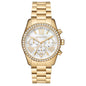 Michael Kors Women’s Quartz Gold Stainless Steel Mother Of Pearl Dial 38mm Watch MK7241