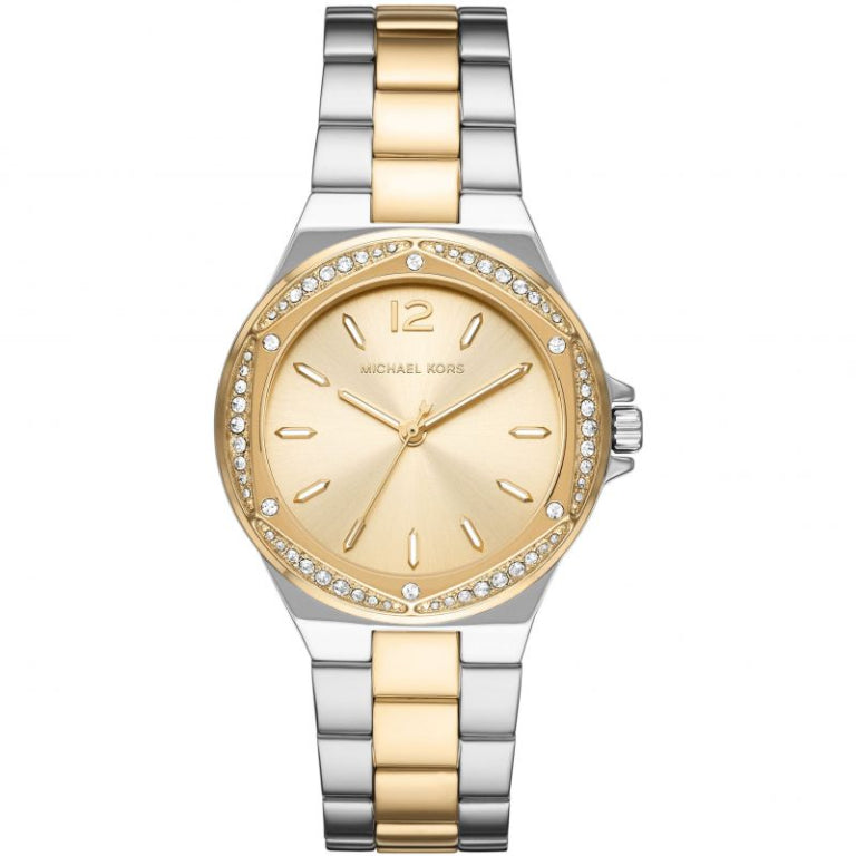Michael Kors Women’s Quartz Two-tone Stainless Steel Gold Dial 37mm MK6988 - twentyfour
