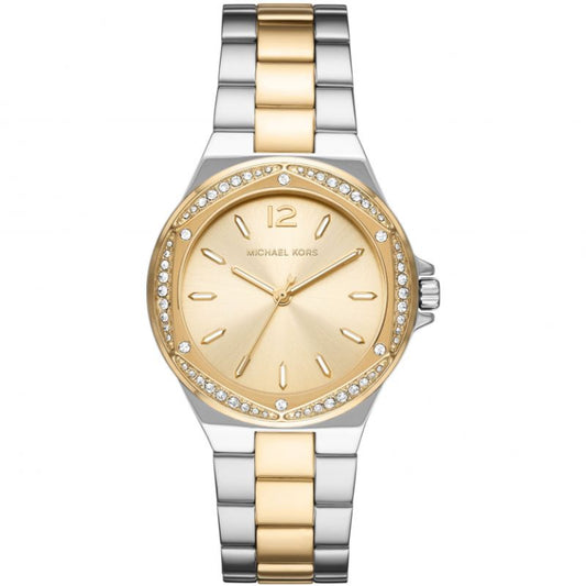 Michael Kors Women’s Quartz Two-tone Stainless Steel Gold Dial 37mm MK6988
