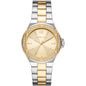 Michael Kors Women’s Quartz Two-tone Stainless Steel Gold Dial 37mm MK6988 - twentyfour