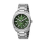 Gucci Men’s Swiss Made Quartz Silver Stainless Steel Green Dial 40mm Watch YA142313