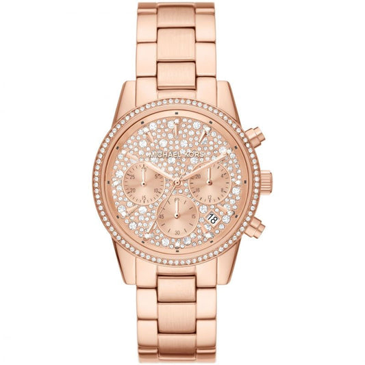 Michael Kors Women’s | Quartz Rose Gold Stainless Steel Rose Gold | Dial 37mm Watch MK 7302